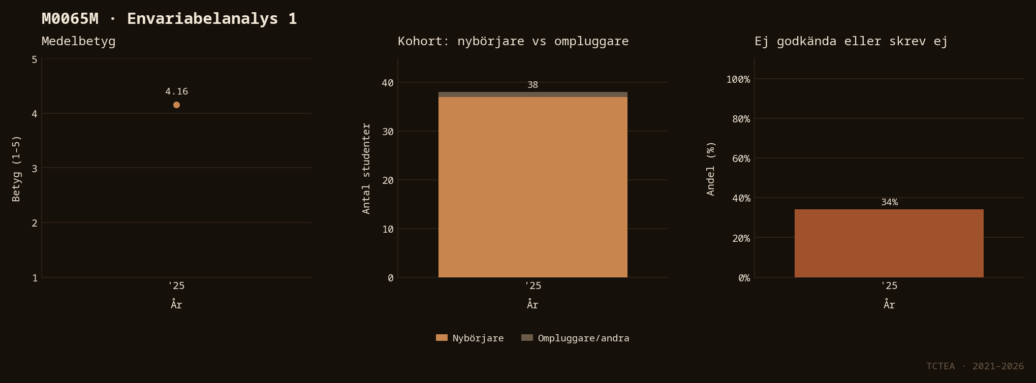 Statistik M0065M